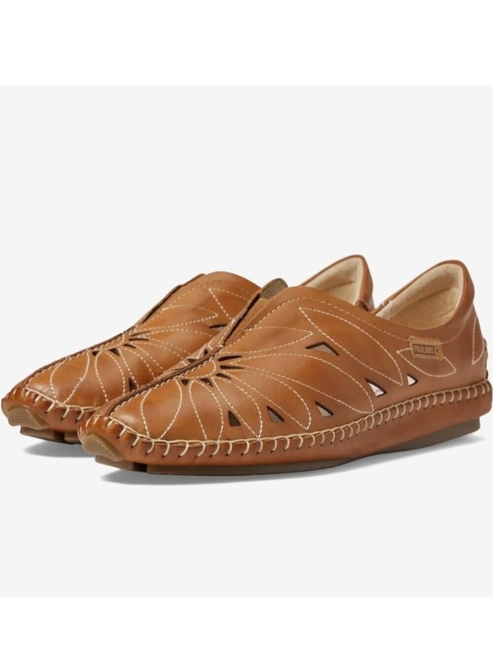 Pikolinos JEREZ slip-on leather moccasins Brandy 39 US 8.5